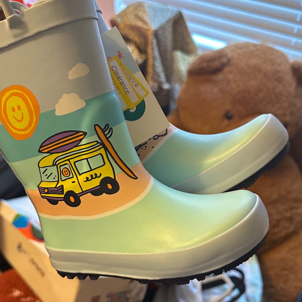 Kids Surf Van Rain Boots